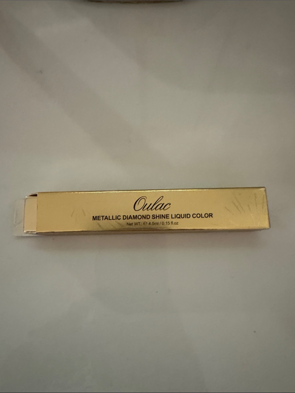 Metallic Diamond Shine Liquid Color Lip Gloss - Gold